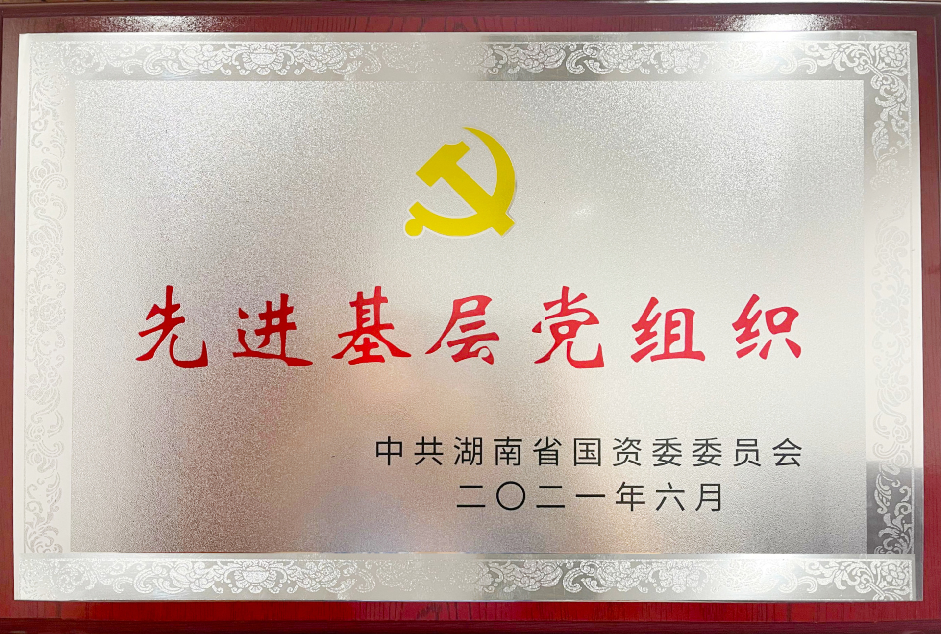 Tổ chức Đảng tiên tiến hệ thống Ủy ban Giám sát Tài chính tỉnh Hồ Nam năm 2021